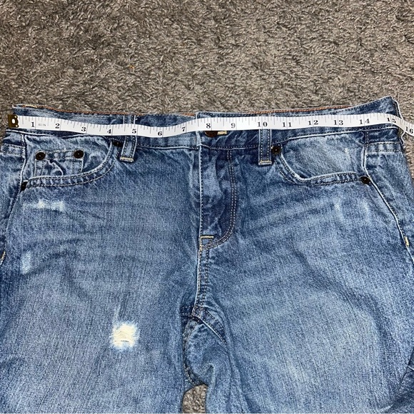J. Crew Matchstick Mid Wash Distressed Jeans - Picture 5 of 6